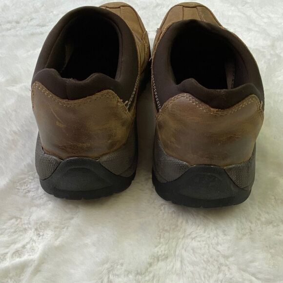 Bass DriLex Tumulus Brown Leather Slip On Shoes 11 - Picture 5 of 8
